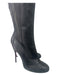 Christian Louboutin Shoe Size 37.5 Black Leather Pockets Thigh High Boots Black / 37.5