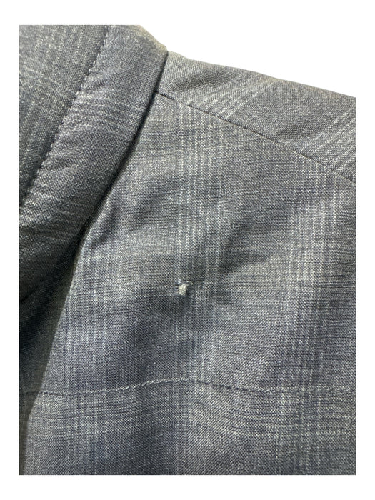 Dunhill Size M Blue Wool Solid Zipper Men's Jacket Blue / M