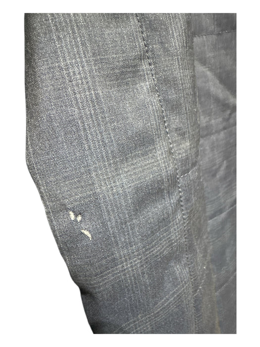 Dunhill Size M Blue Wool Solid Zipper Men's Jacket Blue / M