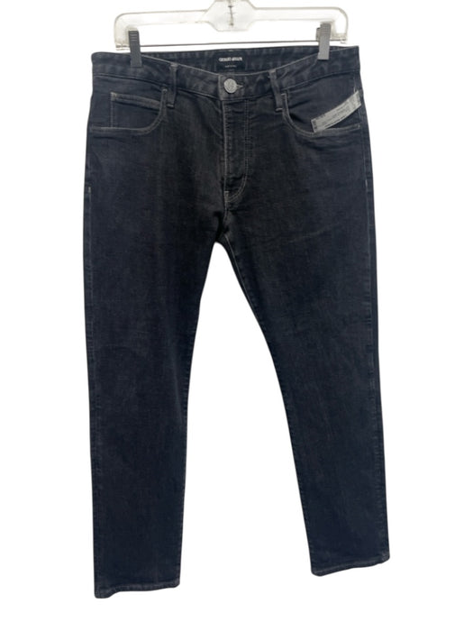 Giorgio Armani Size 32 Faded Black Cotton Blend Solid Jean Men's Pants Faded Black / 32