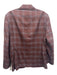 No Brand Red & Blue Wool Blend Plaid 2 Button Men's Blazer Red & Blue / Est 40