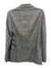 Pini Gray Wool Blend Plaid Patch Pocket 2 Button Men's Blazer Gray / 50