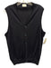 Kingsman Size M Navy Blue Cashmere Solid Vest Men's Sweater Navy Blue / M
