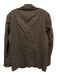 Alexander Sachs Brown Wool & Acrylic Solid 2 Button Men's Blazer Brown / Est 40