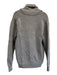 Richard James Size M Gray Wool Blend Cable Knit Button Up Shawl Men's Sweater Gray / M