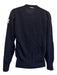 Moncler Size M Navy Blue Wool Solid Cardigan Men's Sweater Navy Blue / M