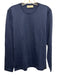 Gran Sasso Size 48 Blue Wool Blend Solid Crew Neck Men's Sweater Blue / 48