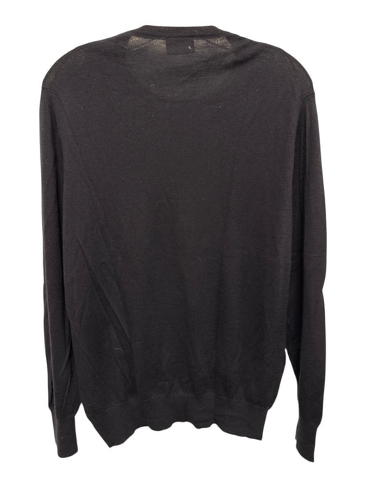 Kingsman Size M Navy Blue Cashmere Solid Crew Neck Men's Sweater Navy Blue / M