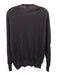 Kingsman Size M Navy Blue Cashmere Solid Crew Neck Men's Sweater Navy Blue / M