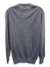 Kingsman Size M Blue Cashmere Solid Crew Men's Sweater Blue / M