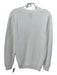 Boggi Size M White Cotton Blend Textured Crew Men's Sweater M