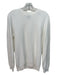 Boggi Size M White Cotton Blend Textured Crew Men's Sweater M