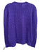 Polo Size M Purple Cashmere Cable Crew Men's Sweater Purple / M