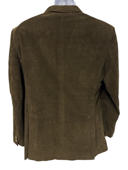 Valentino Green Cotton Cordouroy 2 Button Men's Blazer Green / 54