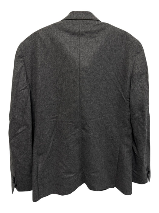 Boggi Gray Wool Blend Solid 2 Button Lined Men's Blazer Gray / 50