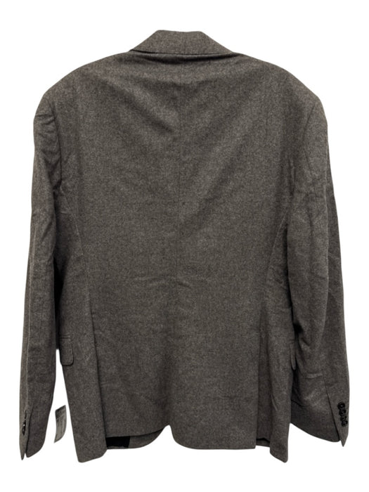 Carlo Barbera Gray Cashmere Solid 2 Button Men's Blazer Gray / 50