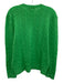 Polo Size M Green Cashmere Cable Crew Neck Men's Sweater Green / M