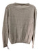 Boggi Size Est M Tan Cashmere & Linene Solid V Neck Men's Sweater Est M