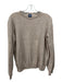 Boggi Size Est M Tan Cashmere & Linene Solid V Neck Men's Sweater Est M