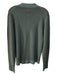 Boggi Size M Olive Wool Blend Solid Zip UP Men's Sweater M