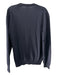 Boggi AS IS - Picked/Pulled Size L Navy Wool Solid Cardigan Men's Sweater L