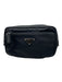 Prada Black Nylon Fanny Pack Silver Hardware Bag Black / S