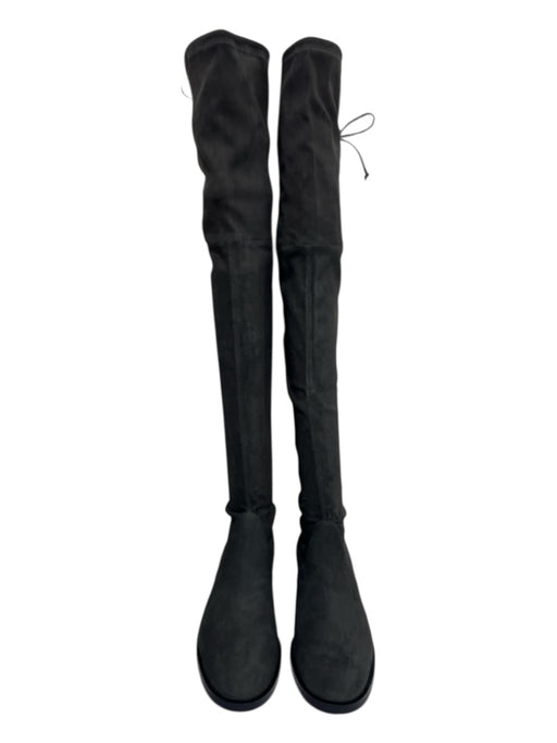 Stuart Weitzman Shoe Size 10 Dark Gray Suede Over the Knee Flat Heel Boots Dark Gray / 10