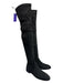 Stuart Weitzman Shoe Size 10 Dark Gray Suede Over the Knee Flat Heel Boots Dark Gray / 10