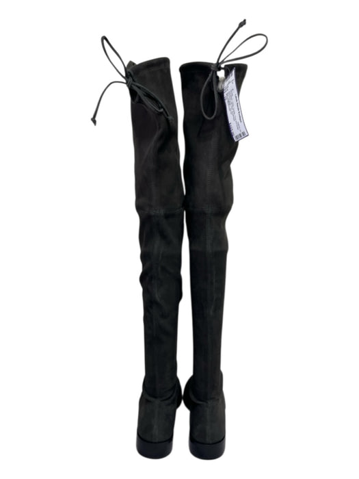 Stuart Weitzman Shoe Size 10 Dark Gray Suede Over the Knee Flat Heel Boots Dark Gray / 10