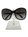 Tom Ford Black Acetate Round Lens Gradient Lens Sunglasses Black