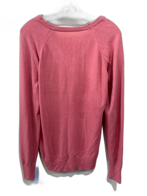 Christian Dior Size L Pink Orion Acrylic Embroidered Logo Long Sleeve Sweater Pink / L