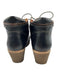 Pikolinos Shoe Size 40 Black & Brown Leather Round Toe lace up Booties Black & Brown / 40