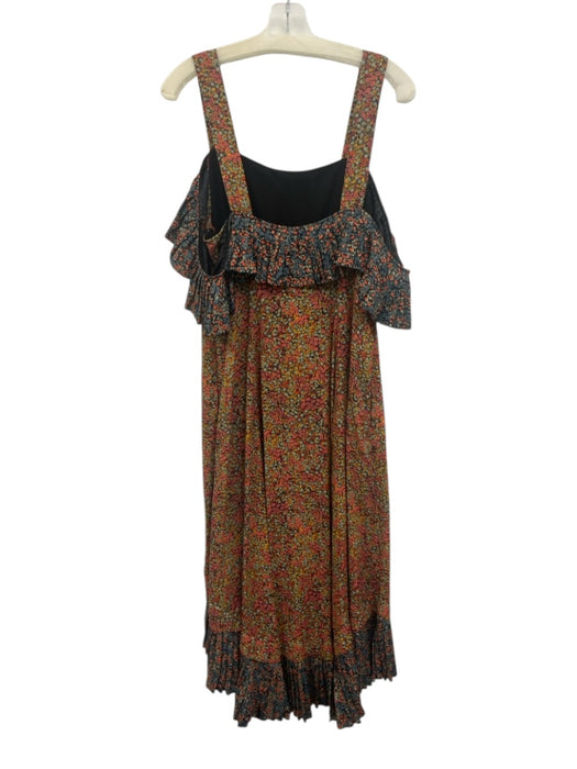 Philosophy di Lorenzo Serafini Size 10 Blue, Pink, Yellow Ditsy Floral Dress Blue, Pink, Yellow / 10