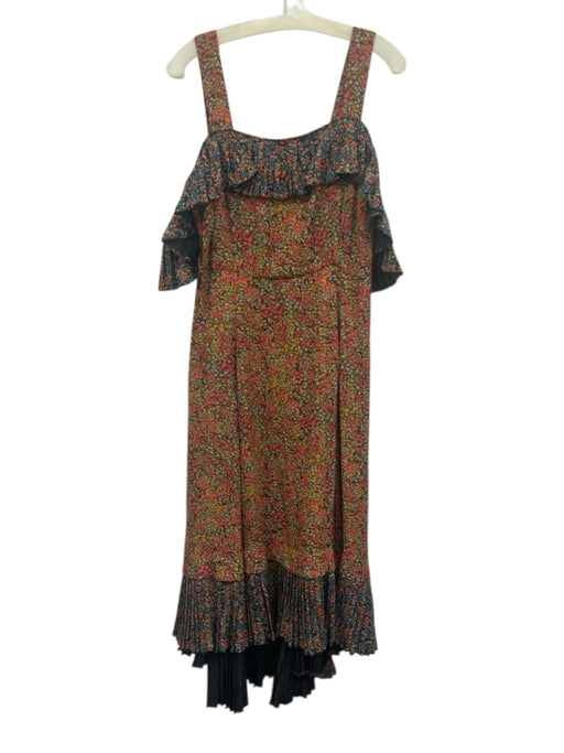 Philosophy di Lorenzo Serafini Size 10 Blue, Pink, Yellow Ditsy Floral Dress Blue, Pink, Yellow / 10