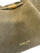 DeMellier Olive Green Suede Magnetic Clasp Top Handles Shoulder Bag Olive Green / S