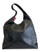 Coach Black Leather Magnetic Clasp Shoulder Bag Black / M/L