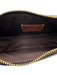 Coach Black Leather Zip Top Crescent Turnlock Shoulder Bag Black / S