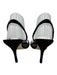 Larroude Shoe Size 9 Black Suede Slingbacks Criss Cross Stiletto Sandals Black / 9