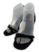 Larroude Shoe Size 9 Black Suede Slingbacks Criss Cross Stiletto Sandals Black / 9
