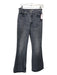 Levi's Size 26 Black Wash Cotton Denim Button Fly Flare Jeans Black Wash / 26