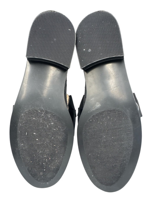 Betsey Johnson Shoe Size 10 Black Leather Embellished Mesh Shoes Black / 10
