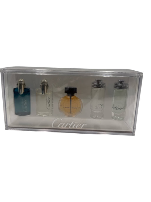 Cartier Clear & Silver Glass Perfume Clear & Silver