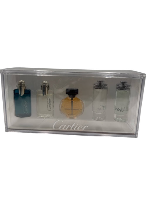 Cartier Clear & Silver Glass Perfume Clear & Silver