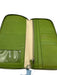Tumi Green Leather Zip Around Pebbled Wallets Green