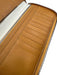 Tumi Orange Leather Zip Around Pebbled Wallets Orange
