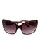 Coach Red Acetate Oversized Sunglasses Red