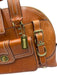 Coach Tan Leather goldtone hardware Turn Lock Bag Tan