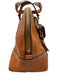 Coach Tan Leather goldtone hardware Turn Lock Bag Tan