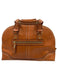 Coach Tan Leather goldtone hardware Turn Lock Bag Tan