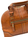 Coach Tan Leather goldtone hardware Turn Lock Bag Tan